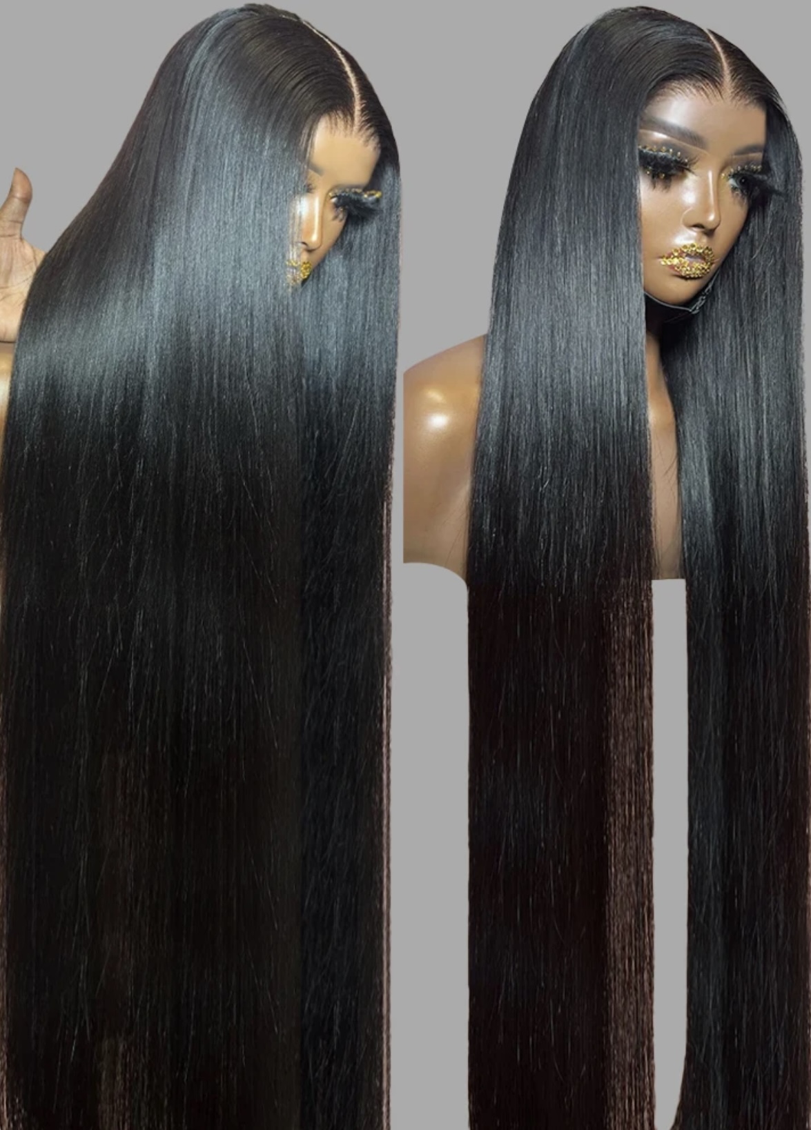 Lace front brésilienne 100% lisse